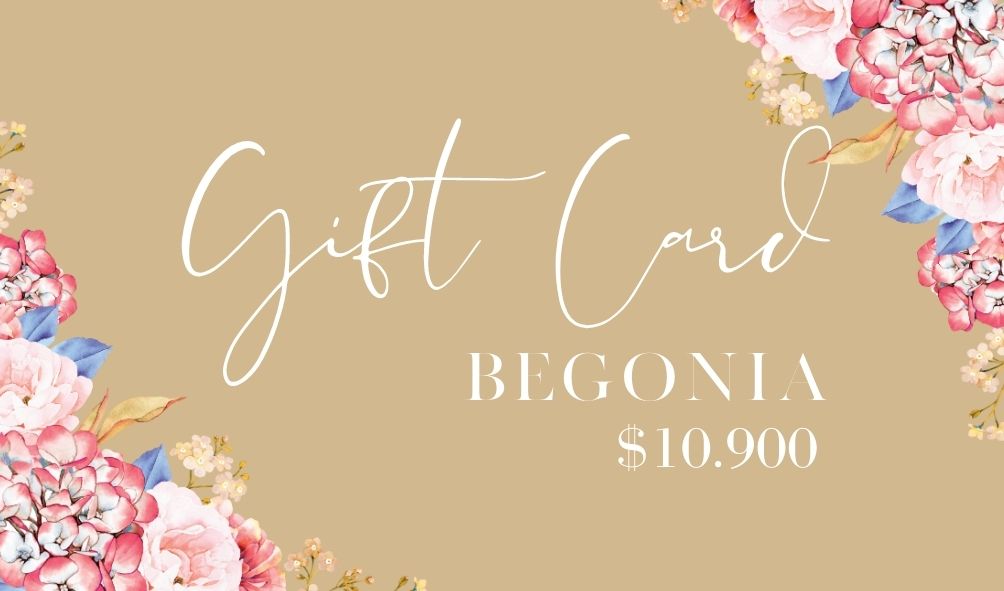 Begonia Gift Card