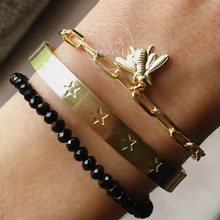 Cargar imagen en el visor de la galería, Pulsera Abeja Oro
