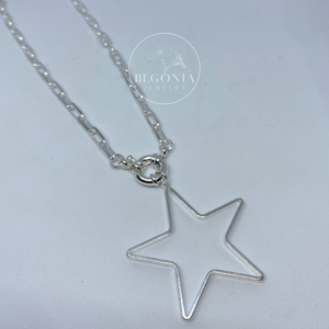 Collar Estrella Timón Plata