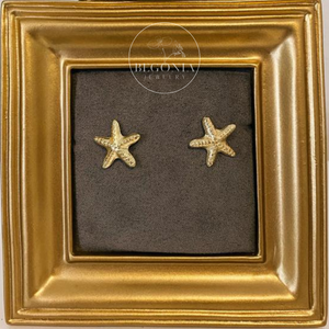 Aros Estrella de Mar Oro