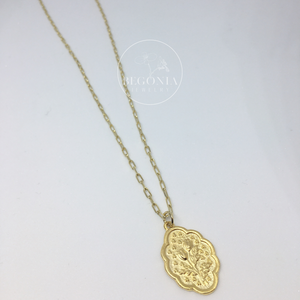 Collar Flores Oro