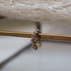 Ear Cuff Formas Oro