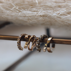 Ear Cuff Formas Oro