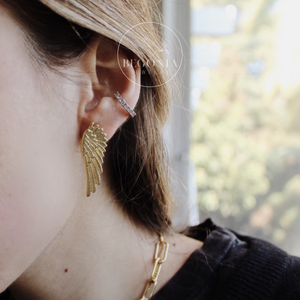 Ear Cuff Liso Oro