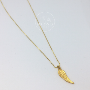 Collar Pluma Oro